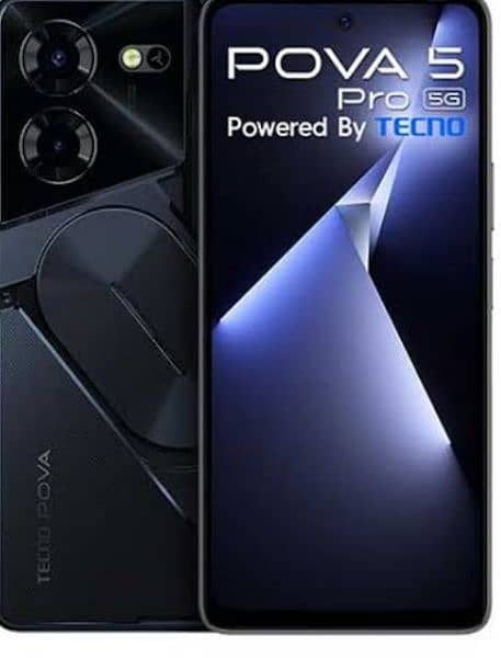 tecno pova 5pro 5g  38000. Rs cell 03447618156 1