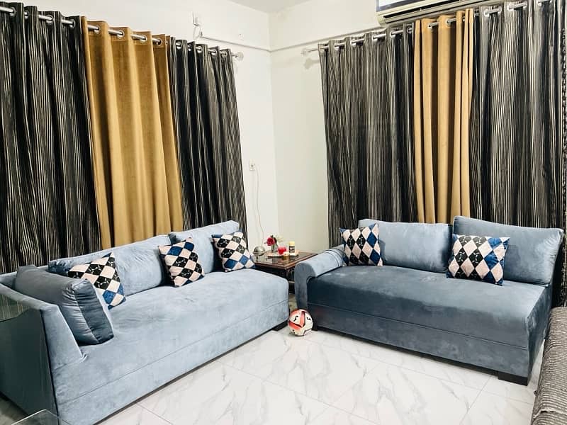 l shape 5 seater sofa set 0