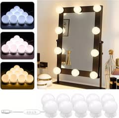 10 Bulbs Vanity mirror lights with 3 color modes