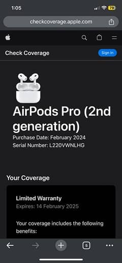 Apple Airpods pro 2nd generation slightly used