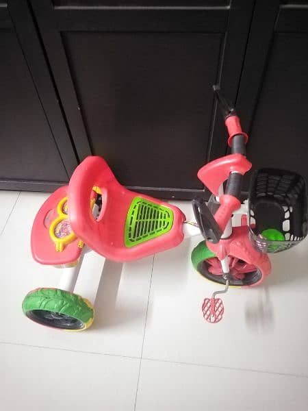 kids tricycle for sale. . . immaculate condition. quality product 2