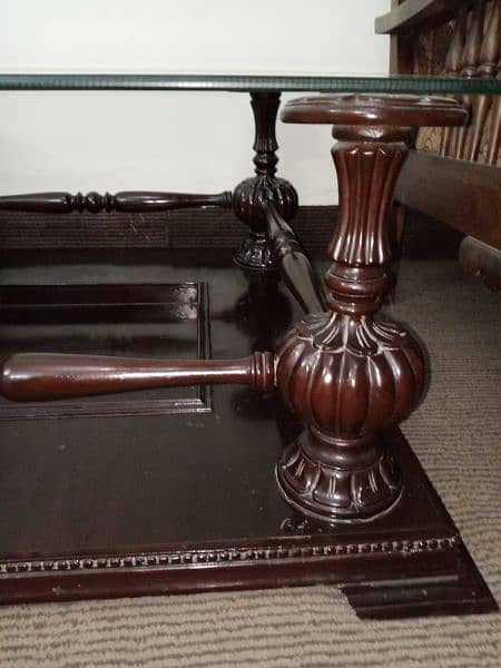 Center table with glass top for sale 1