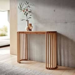 wooden console