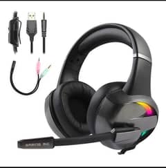(Gaming headphones) with rgb lights