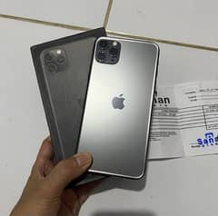iphone 11promax 256 both sim pta approved water pack guarantee