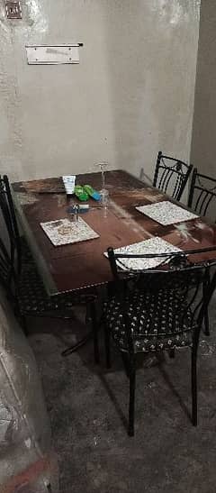 6 Seater Glass Dining