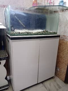 3ft aquarium and cabinet
