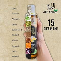 Alif Ahlam’s (15 Oils In 1) Herbs Infused Hair Oil