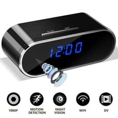 Camera ir night vision WiFi clock camera Audio Vedio recorder battery