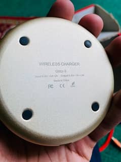 wirless charger 3 times used