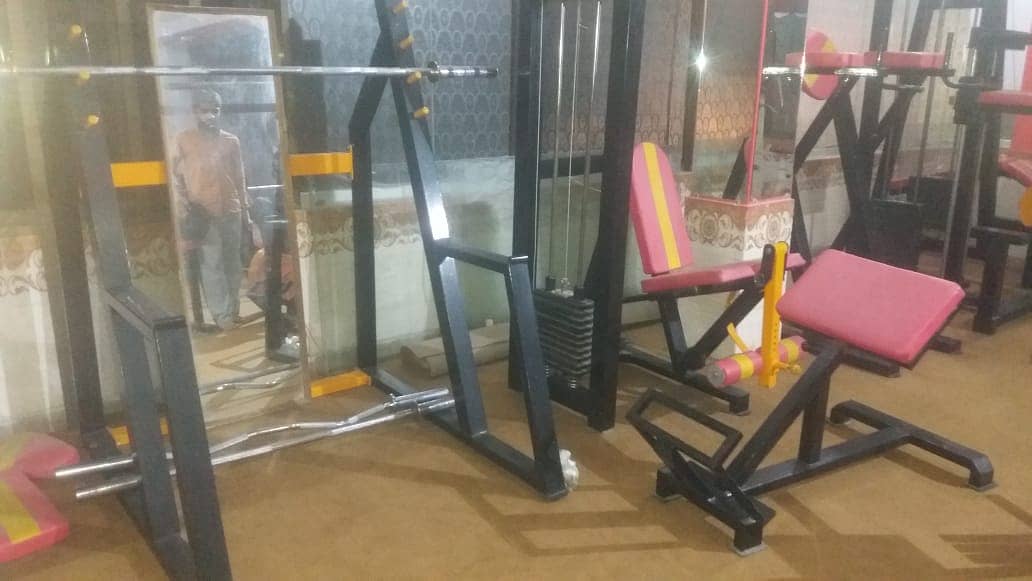 Gym for sale 1,000,000 rent 25,000/- 1