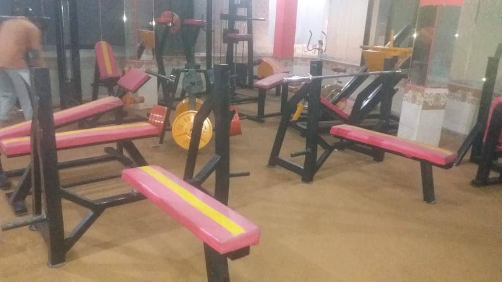 Gym for sale 1,000,000 rent 25,000/- 5