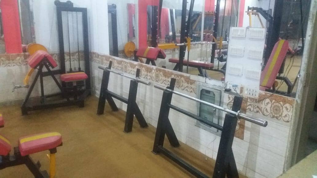 Gym for sale 1,000,000 rent 25,000/- 7