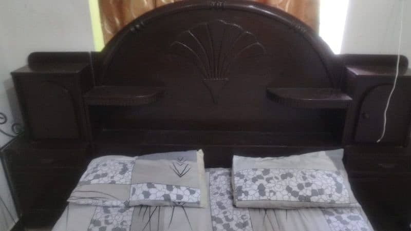 double bed with mattress 1