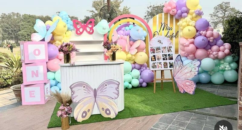 Birthday party planner event decoration balloons Magic show puppet 6