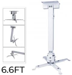 Projector Ceiling Mount Kit (Square Type) Stand 6.6feet 2m- Latest