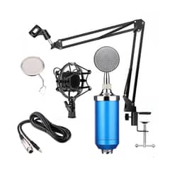 BM-800 Plus Condenser Microphone With Pop Filter -New