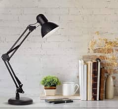 Black Color Flexible Spring Doctor Lamp Table Lamp for Study/Reading,