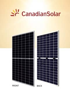 Canadian Solar 610 TopCon Bi-Facial D- Glass Fresh imports with Doc.
