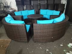 Outdoor Rattan furniture Round sofa set per seat 10000