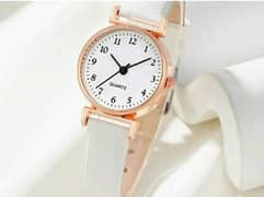 women's fashion watch casual braclate watches set leather simolr