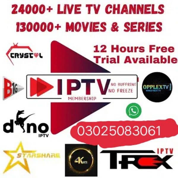 Best 4k IPTV Subscription Opplex, Starshare, B1g - IPTV 03025083061 0
