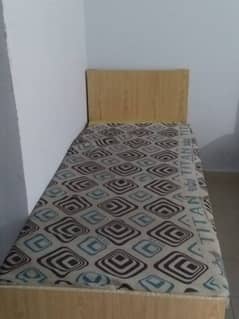 bed with mattress for sale in sargodha