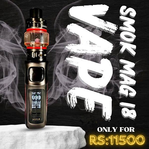 Vap "MAG 18 kit  230w" with 120ml flavor 0