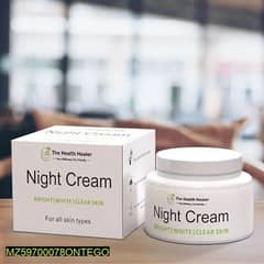 whitening and anti aging night cream
