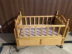 Baby wooden cot kids cot