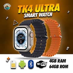 Tk4 ultra smart watch with complete box new