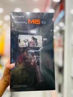 Hohem iSteady M6 Kit Gimbal Stabilizer with AI Magnetic LED Fill Light