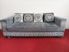 5 seater grey sofa & couch for sale