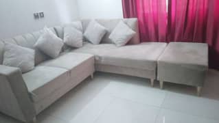 L shape 6 seater v good condition