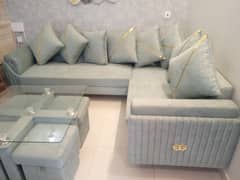 Branded Sofa Set with dining table set# 03302459225 0