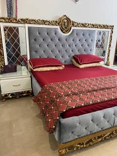 King size bed set without matress