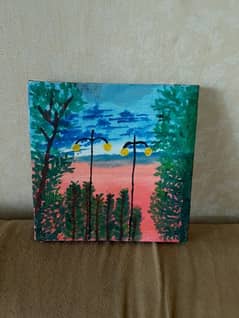 Hand made Painting Sunset