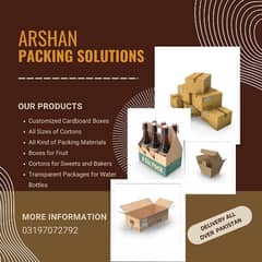 All Kind of Packing Materials and Cardboard Boxes