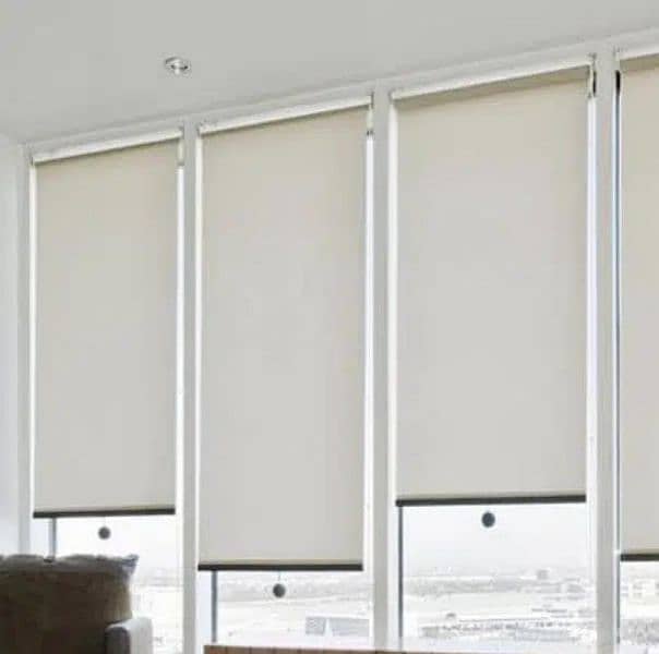 Window blinds curtains wooden roller vertical blind by Grand interiors 0