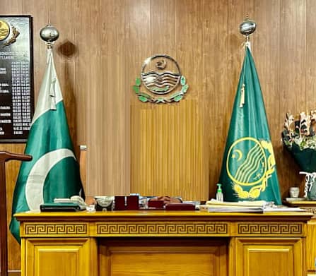 Pakistan Flag , Punjab Government flag with Floor Stand for Office 8