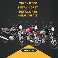 BRAND NEW YAMAHA MOTORCYCLES  YBZ-DX 125cc FAMILY BIKE RED,BLACK,GREY