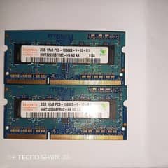 2Gb ddr3 laptop ram for sale