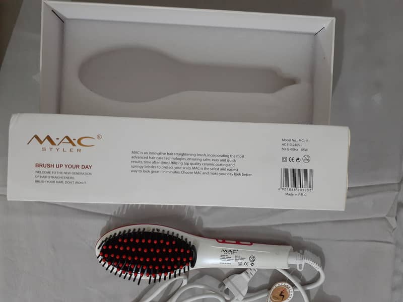 Hair Straightener with Ceramic Brush 4