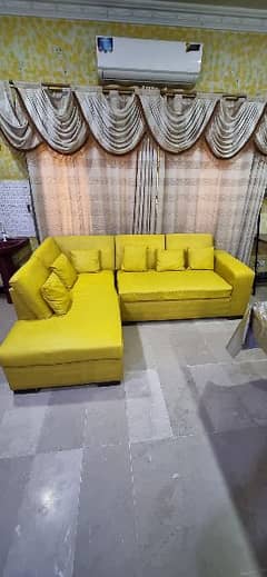L shaped 5 seater leather