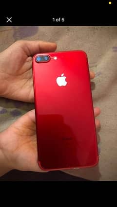 Iphone 7 plus red addition 128gb