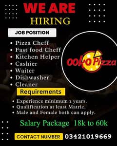 job Available Karachi / pizza Job / We are Hiring Vacancies in Karachi