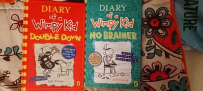 DIARY OF A WIMPY KID DOUBLE DOWN AND NO BRAINER 300RUPEES EACH