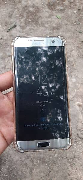 Samsung galaxy 7 edge plus 4 32 miner cracked  front and back 0