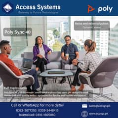 Camera Speaker Phones|Poly Sync60|Poly Trio | GAC2500 |Logitech Meetu