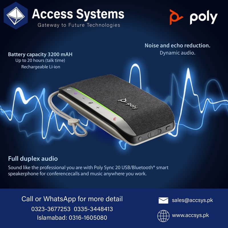 Logitech Meetup | Poly Sync60 | GUV3100 | Logitech Brio | 0320-0419262 14